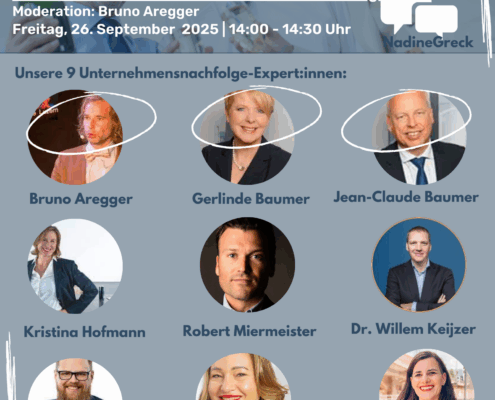 omegaconsulting in the expert panel "Successful company succession!" 1